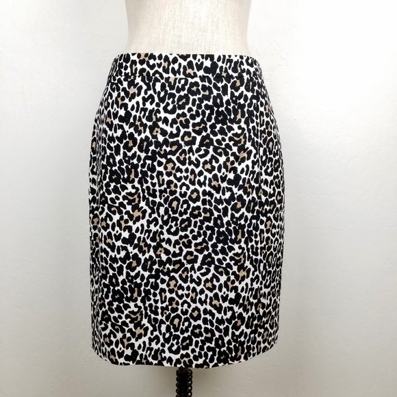 J. Crew Dresses & Skirts - J. Crew Animal Print LIned Pencil Skirt NEW